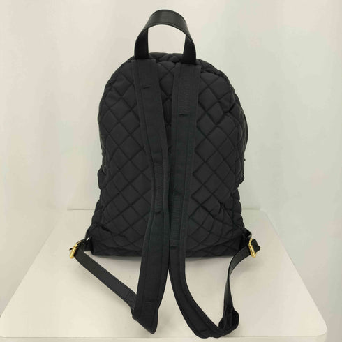 モスキーノ MOSCHINO キルティング ロゴパッチ バックパック リュック レディース