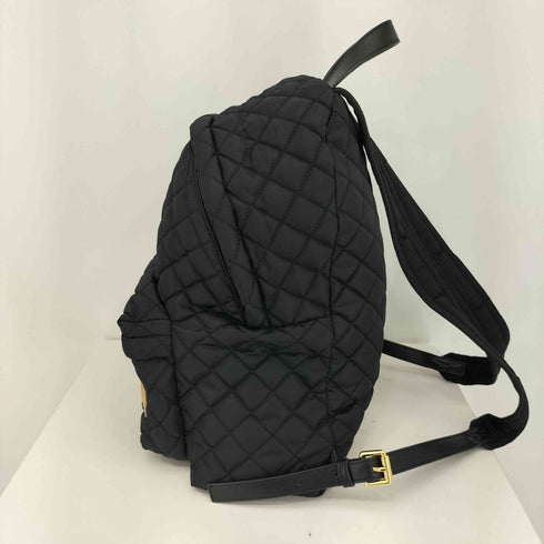 モスキーノ MOSCHINO キルティング ロゴパッチ バックパック リュック レディース