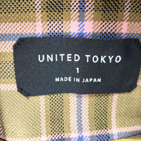 ユナイテッドトウキョウ UNITED TOKYO チェックセミダブルチェスターコート メンズ JPN:1