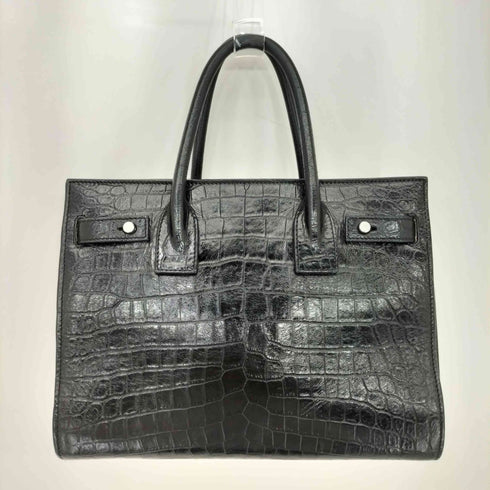 サンローランパリ SAINT LAURENT PARIS ベイビーサックドジュール クロコ型押し 2WAYハンドバッグ レディース