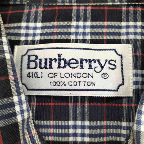 バーバリーズ BURBERRYS ノバチェック ホース刺繍 長袖 ボタンダウンシャツ メンズ 41(L)