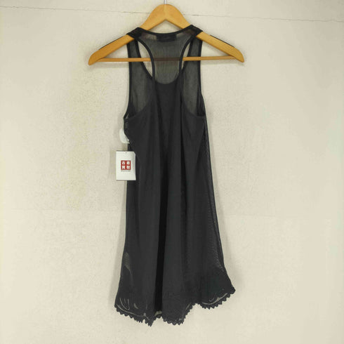 ディーゼル DIESEL 裾刺繍メッシュタンクトップ レディース S