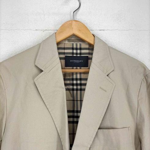 バーバリーロンドン BURBERRY LONDON 裏地ノバチェック 2Bテーラードジャケット メンズ JPN:L