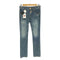 マリテフランソワジルボー MARITHE FRANCOIS GIRBAUD 00S LE JEAN DE ダメージ加工フレアデニムパンツ レディース S