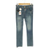 マリテフランソワジルボー MARITHE FRANCOIS GIRBAUD 00S LE JEAN DE ダメージ加工フレアデニムパンツ レディース S