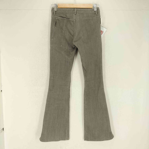 ミッシェルクラン MICHEL KLEIN Y2K 裾ジップフレアデニムパンツ レディース 36