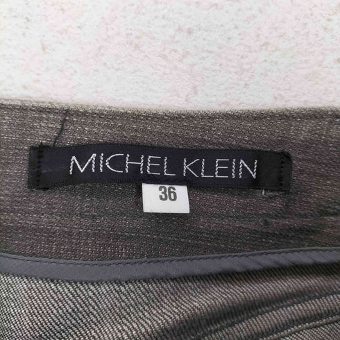 ミッシェルクラン MICHEL KLEIN Y2K 裾ジップフレアデニムパンツ レディース 36