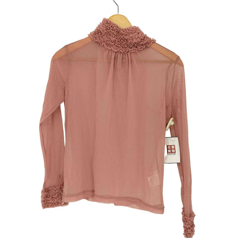taffeta メッシュカットソー レディース
