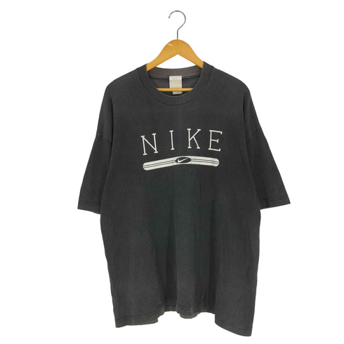 ナイキ NIKE USA製 白タグ ロゴプリント クルーネックTシャツ メンズ import:L