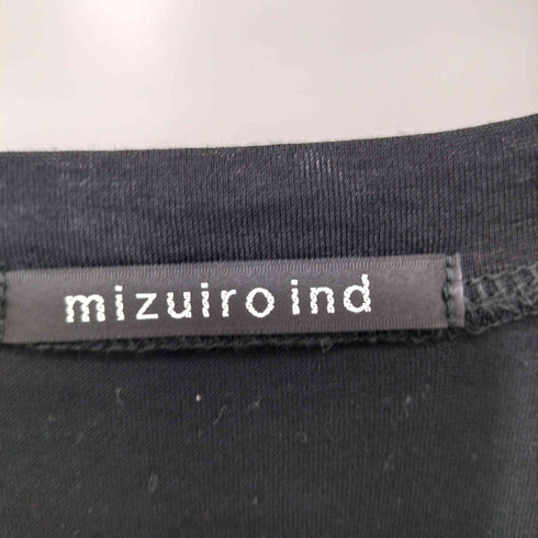 ミズイロインド mizuiro ind ロング ドルマンスリーブ S/S カットソー Tシャツ レディース