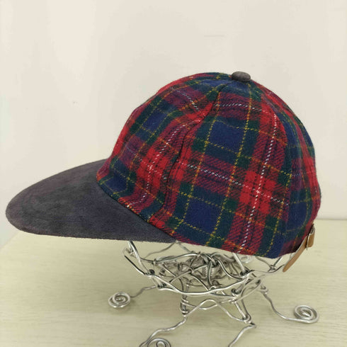 KP CAPS チェック柄 6パネル キャップ メンズ