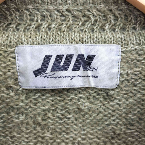 ジュンメン JUN MEN 90s シルク混 ウール ニット クルーネック セーター メンズ