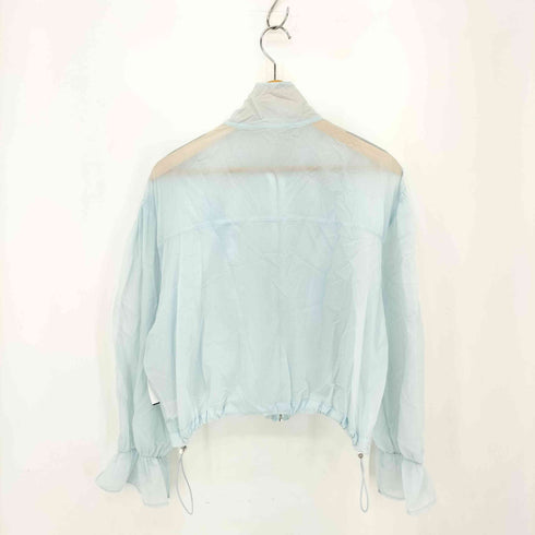 me +em select エアリーシアーフリルブルゾン レディース FREE