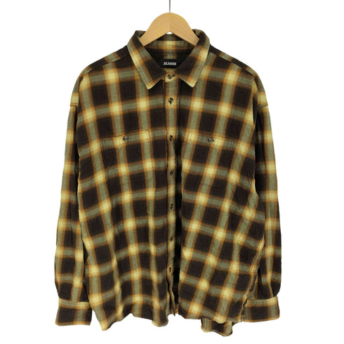 エクストララージ XLARGE 24AW OLD ENGLISH L S FLANNEL SHIRT オールドイングリッシュ ロングスリーブ フランネル シャツ メンズ JPN:XL