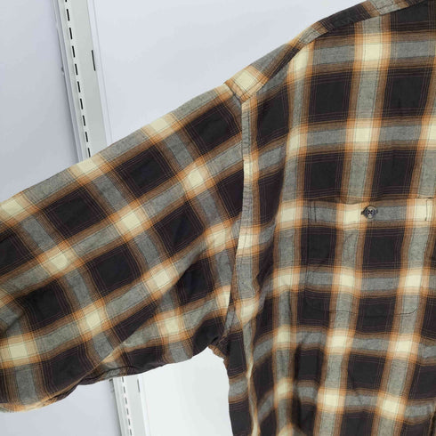 エクストララージ XLARGE 24AW OLD ENGLISH L S FLANNEL SHIRT オールドイングリッシュ ロングスリーブ フランネル シャツ メンズ JPN:XL