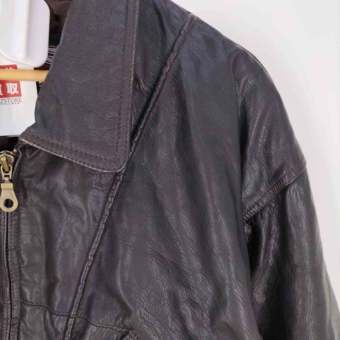 Urban Equipment Jacket インド製 レザーブルゾン メンズ import:L