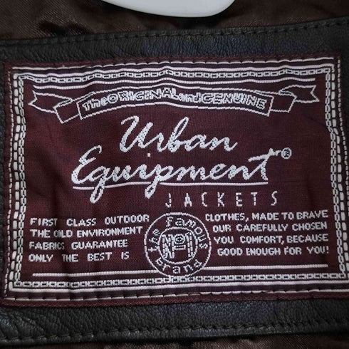 Urban Equipment Jacket インド製 レザーブルゾン メンズ import:L