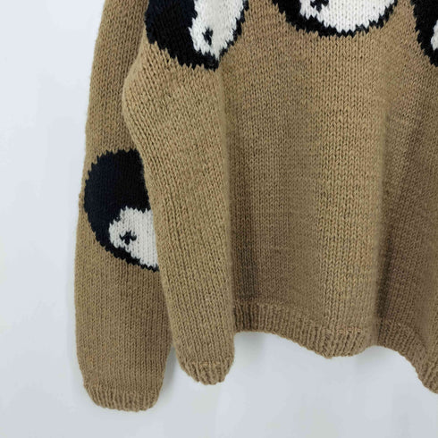 macmahon knitting mills Crew Neck Knit-Line Yin&Yang 陰陽 メンズ