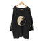 macmahon knitting mills Crew Neck Knit-Line Yin&Yang 陰陽 コットンニット メンズ