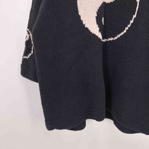 macmahon knitting mills Crew Neck Knit-Line Yin&Yang 陰陽 コットンニット メンズ