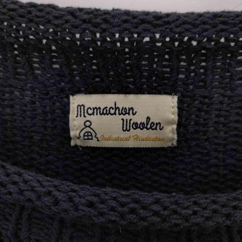macmahon knitting mills Crew Neck Knit-Line Yin&Yang 陰陽 コットンニット メンズ