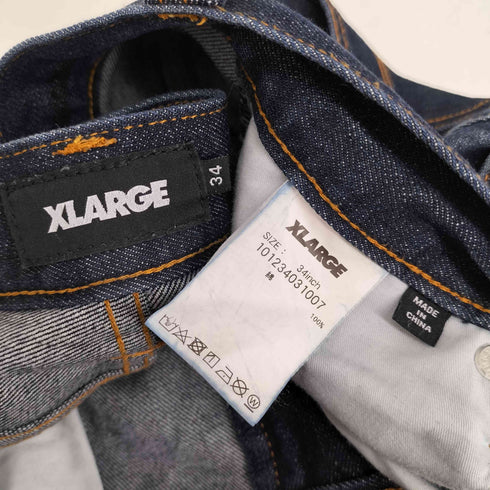 エクストララージ XLARGE 23AW INC DENIM CARGO PANTS デニム カーゴ パンツ メンズ 34nch