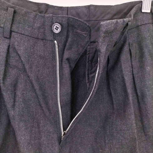 メンズビギ MENS BIGI サイドアジャスター 2タック ウールスラックスパンツ メンズ S