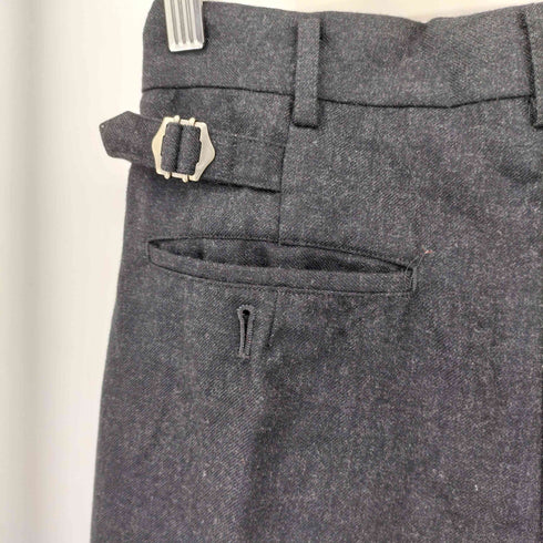 メンズビギ MENS BIGI サイドアジャスター 2タック ウールスラックスパンツ メンズ S