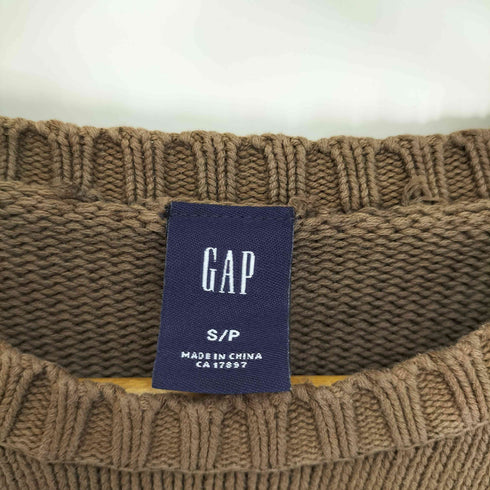 ギャップ Gap 00S OLD クルーネック コットン ニット メンズ JPN:S
