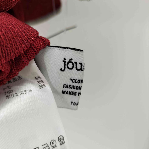 ジュエティ jouetie ZIPフリルラメニット レディース JPN:M