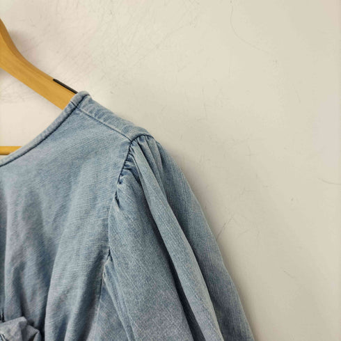 パピエ papier denim louise blouse レディース