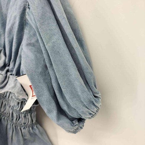 パピエ papier denim louise blouse レディース