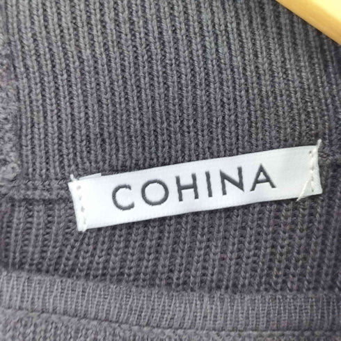コヒナ COHINA レイヤードニットワンピース レディース regular