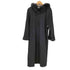 FUJI KEORI CASHMERE100% フードファー付き カシミヤコート レディース JPN:11号