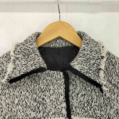 アメリ AMERI OTONA MUSE FRINGE TWEED OVER JACKET レディース FREE
