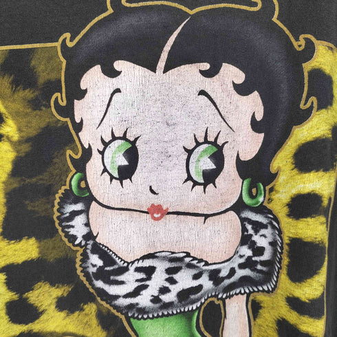 00s キャラクタープリント クルーネック半袖Tシャツ メンズ