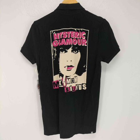 ヒステリックグラマー HYSTERIC GLAMOUR MAXIMUM SOUNDS ガールプリント S/Sポロシャツ メンズ JPN:S