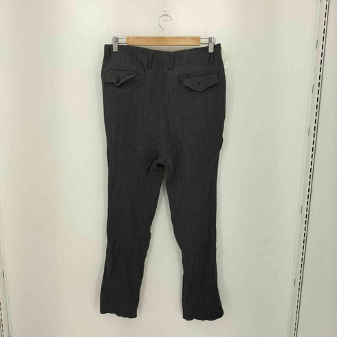 テットオム TETE HOMME プリーツデザイン フレア スラックスパンツ メンズ L