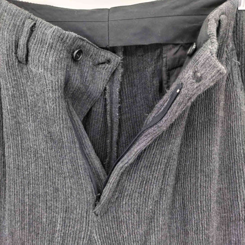テットオム TETE HOMME プリーツデザイン フレア スラックスパンツ メンズ L