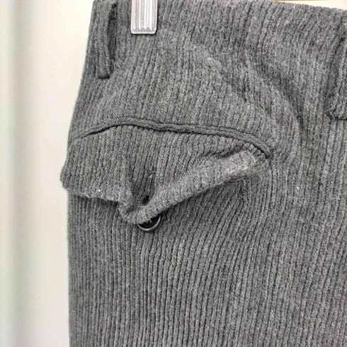 テットオム TETE HOMME プリーツデザイン フレア スラックスパンツ メンズ L