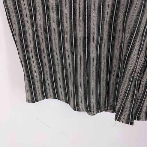 エリオット elliott レーヨン混 ストライプ L/S シャツ メンズ import:XL