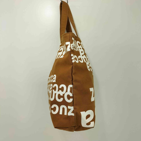 カバンドズッカ CABANE de ZUCCa ロゴプリント 総柄キャンバストートバッグ レディース