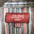 JULEPS ストライプハーフジッププルオーバー メンズ XXL