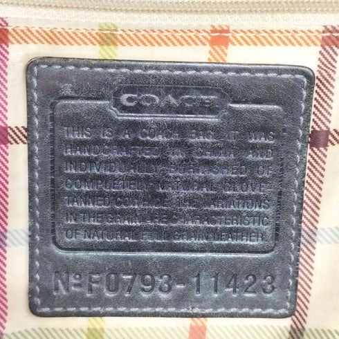 コーチ COACH 編込みショルダー オールレザーショルダーバッグ メンズ