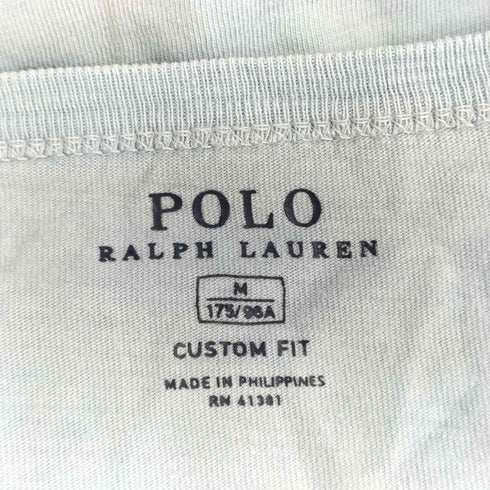 ポロラルフローレン POLO RALPH LAUREN 3段 フロッキープリント クルーネックTシャツ メンズ JPN:M