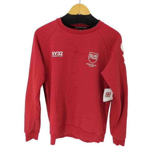 エスワイサーティトゥー SY32 by SWEET YEARS SHIELD LOGO P/O CREW メンズ JPN:M