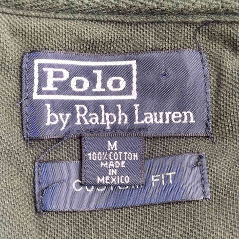 ポロバイラルフローレン Polo by RALPH LAUREN エンブレム ポニー ナンバリング S/Sポロシャツ CUSTOM FIT メンズ JPN:M