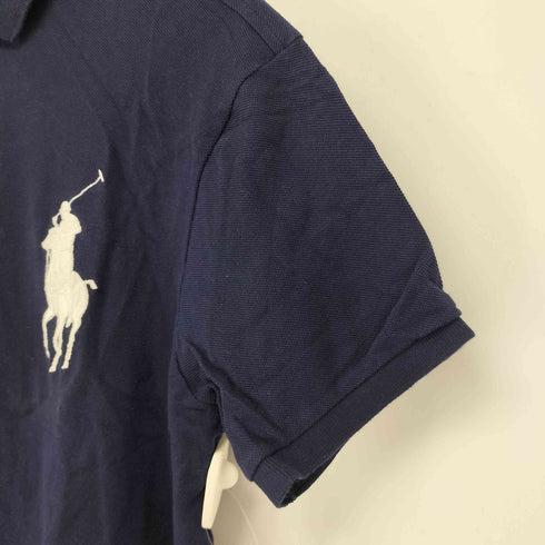 ポロバイラルフローレン Polo by RALPH LAUREN 星条旗 ビッグポニー刺繍 ナンバリング ポロシャツ メンズ JPN:L