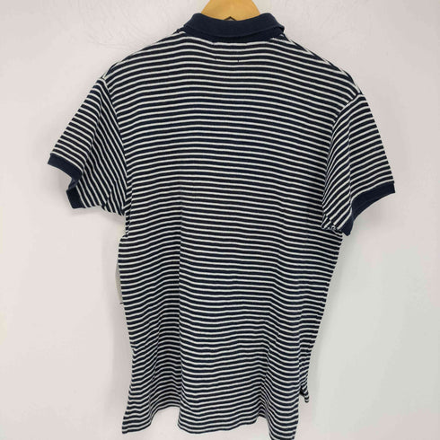 ポロバイラルフローレン Polo by RALPH LAUREN スモールポニー刺繍 ボーダー ポロシャツ メンズ JPN:L