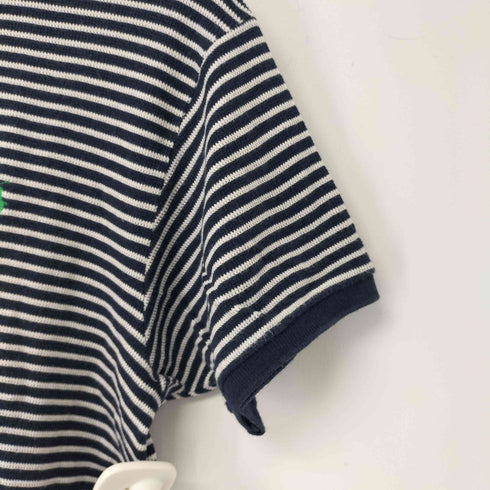 ポロバイラルフローレン Polo by RALPH LAUREN スモールポニー刺繍 ボーダー ポロシャツ メンズ JPN:L